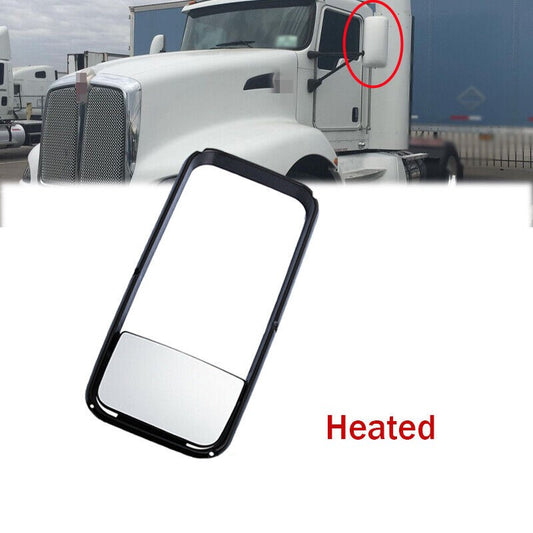 1986-2019 Kenworth T660 T600 T800 Mirror Frame with Lower Glass Heated