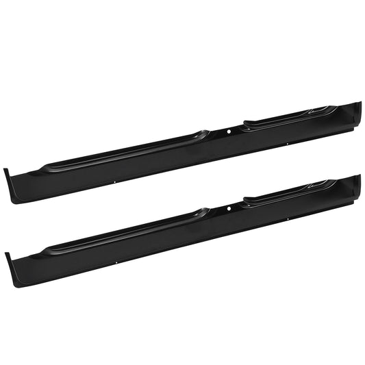2002-2008 Dodge Ram 1500 2500 3500 Black Rocker Panels Pair