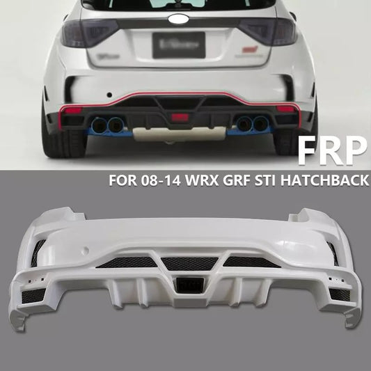 2008-2014 Subaru Impreza WRX STI Hatchback FRP Rear Bumper Cover