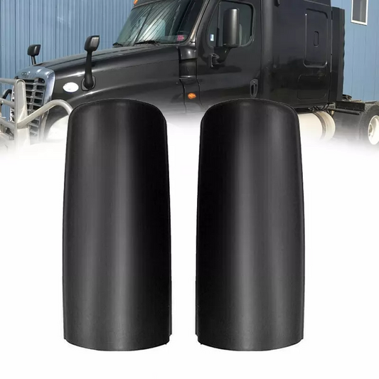 2008-2017 Freightliner Cascadia Black Door Mirror Covers