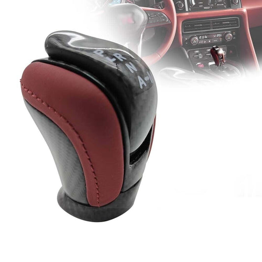 2009-2021 Nissan GTR R35 MY17 Glossy Black Carbon Fiber Red Line Shift Knob