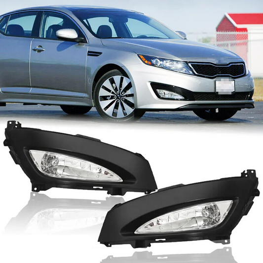 2011 2012 2013 Kia Optima Front Bumper Fog Lights with Bulbs