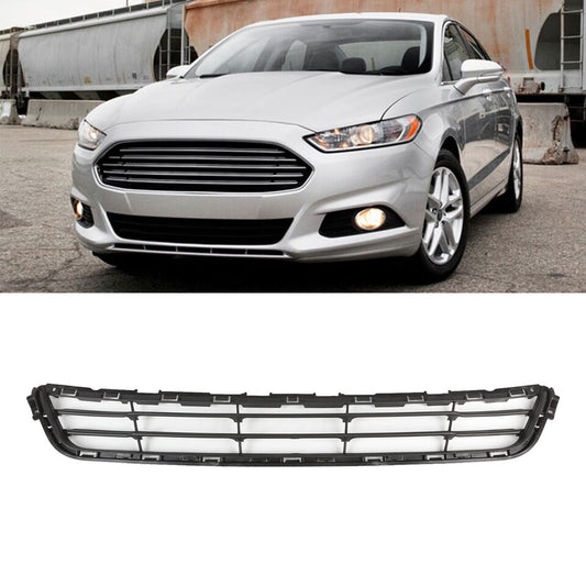 2013-2016 Ford Fusion Black Front Bumper Lower Grille