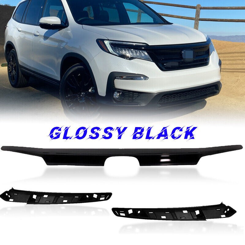 Evan-Fischer Lower Grille Trim Set For 2019-2022 Honda Pilot – Chrome (Driver & Passenger)