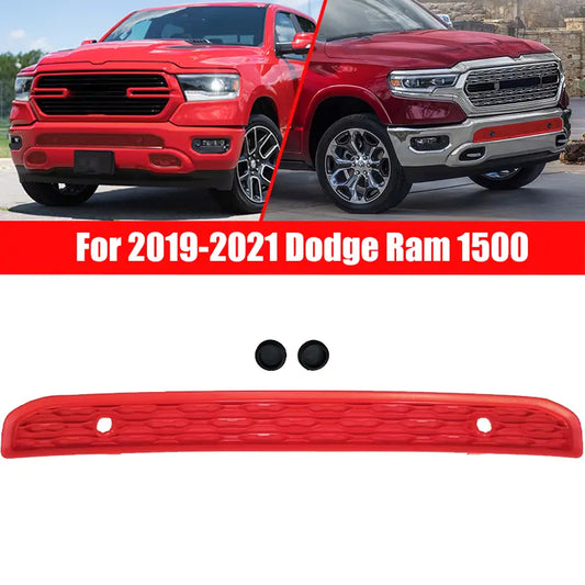 2019-2023 Dodge RAM 1500 DT 3.6L 5.7L Red Front Bumper Lower Grille