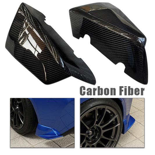 2022 2023 Subaru BRZ Toyota GR86 Carbon Fiber Rear Bumper Aprons