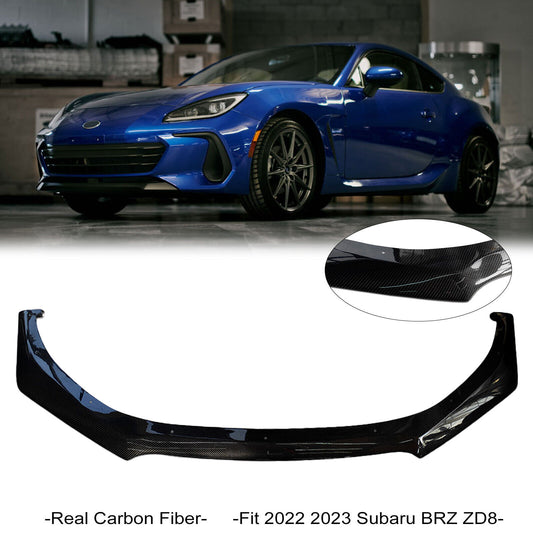 2022 2023 Subaru BRZ ZD8 Front Bumper Carbon Fiber Lip Spoiler