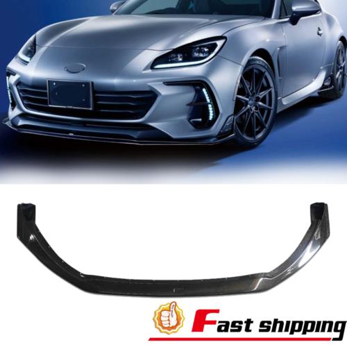 Carbon Fiber Front Bumper Lip Spoiler Fits 2022-2023 Subaru BRZ Front Bumper Lip Body Kit Spoiler 22
