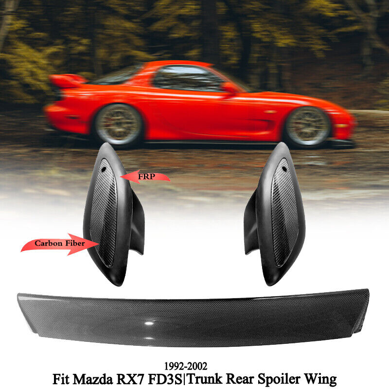 1992-2002 Mazda RX7 FD3S Carbon&FRP Trunk Rear Spoiler Wing