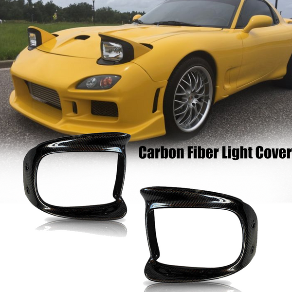 Fit 93-02 Mazda RX-7 FD3S Headlight Bezel Cover LH&RH FRONT LIGHTS