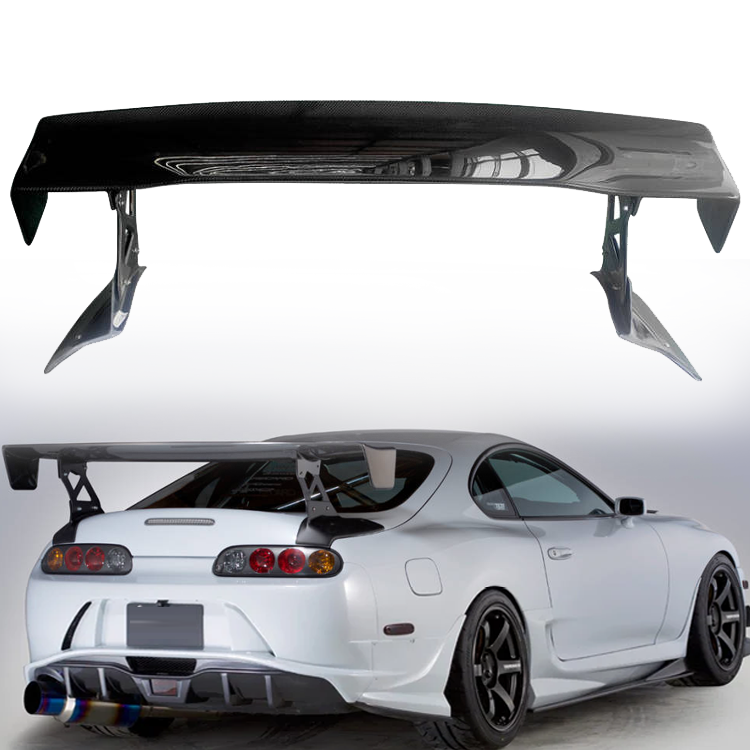 Supra Rear Clam Shell Carbon Fiber Spoiler Wing Rear Trunk Spoiler For 1993-02 Toyota Supra ...