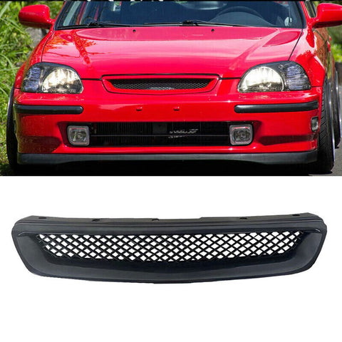 1996 1997 1998 HONDA CIVIC TYPE-R ABS Black Front Bumper Grille