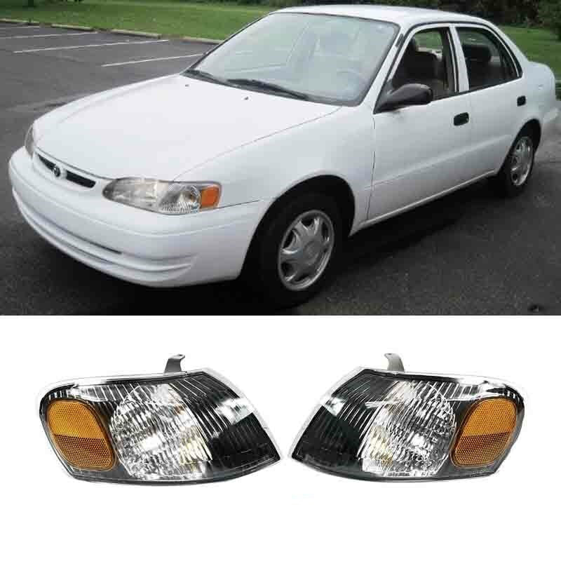 1998 1999 2000 Toyota Corolla Front Corner Signal Lights LH&RH