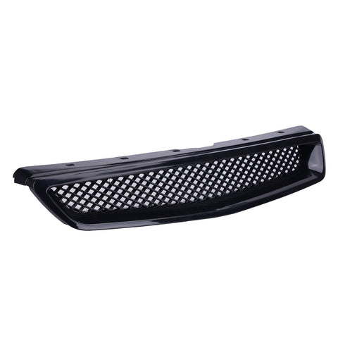 1999 2000 Honda Civic EK JDM Black Mesh Front Grille