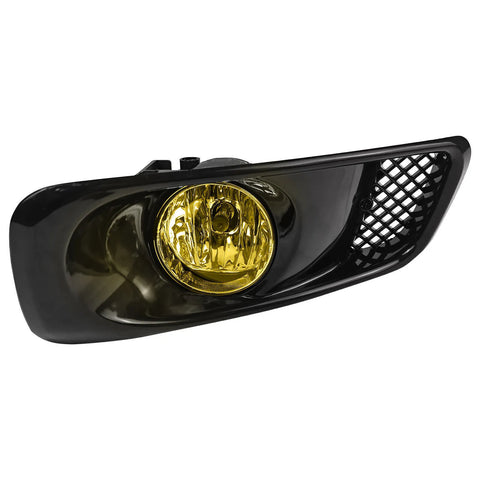 1999 2000 Honda Civic JDM Yellow Lens Halogen Fog Lights with Wiring