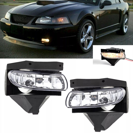 1999-2004 Ford Mustang Clear Lens Bumper Fog Lights