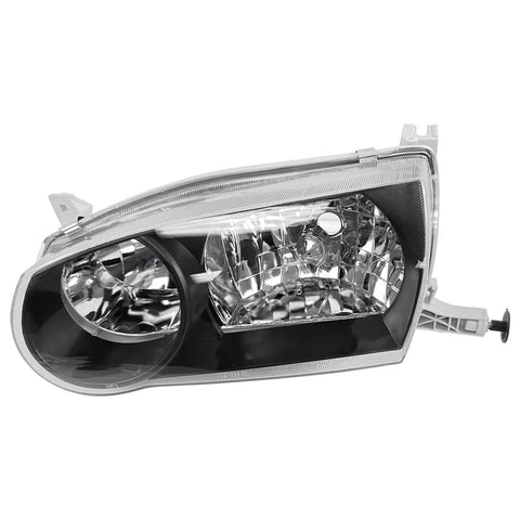 2001 2002 Toyota Corolla Inner Black Housing Headlights