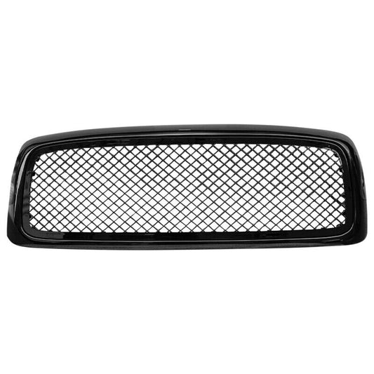 2002 2003 2004 2005 Dodge Ram Glossy Black Front Bumper Grille