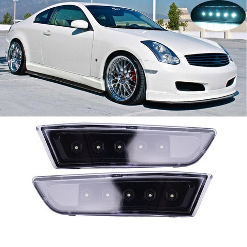 2003-2007 INFINITI G35 Coupe Smoked Lens Side Marker Light