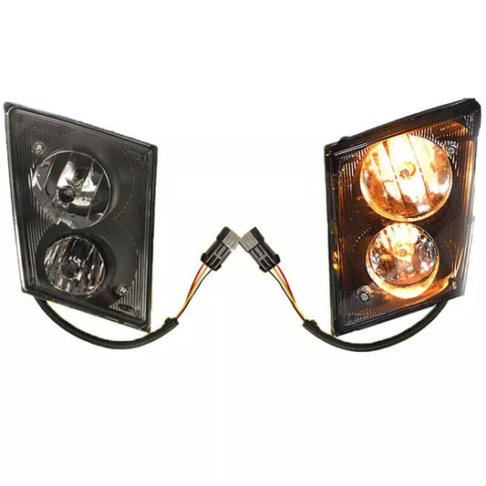 2003-2017 Volvo Vn Vnl Bumper Fog Lights Right Left Side pair