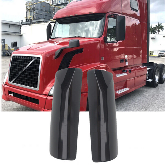 2004-2018 Volvo VNL Gloss black Door Mirror Covers