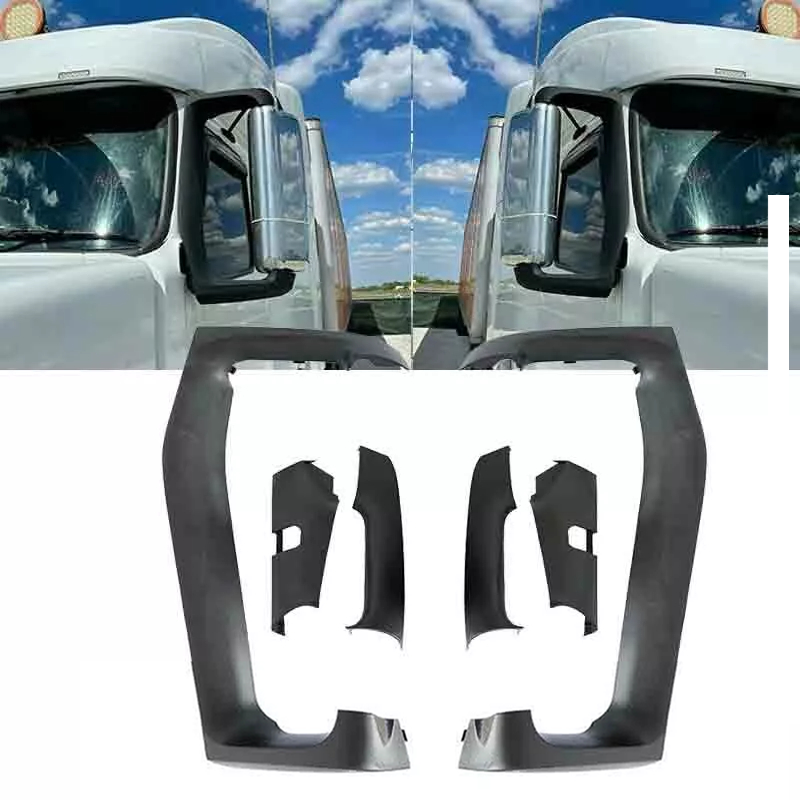 2004-2020 Volvo VNL Truck Black Mirror Arm Cover