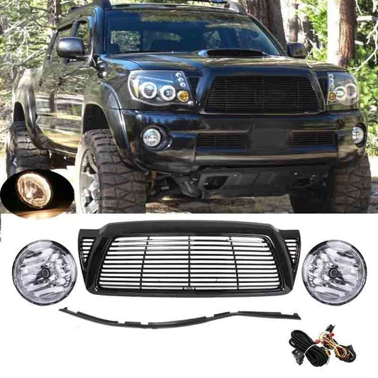 2005-2011 Toyota Tacoma Grille with LH&RH Fog Lights