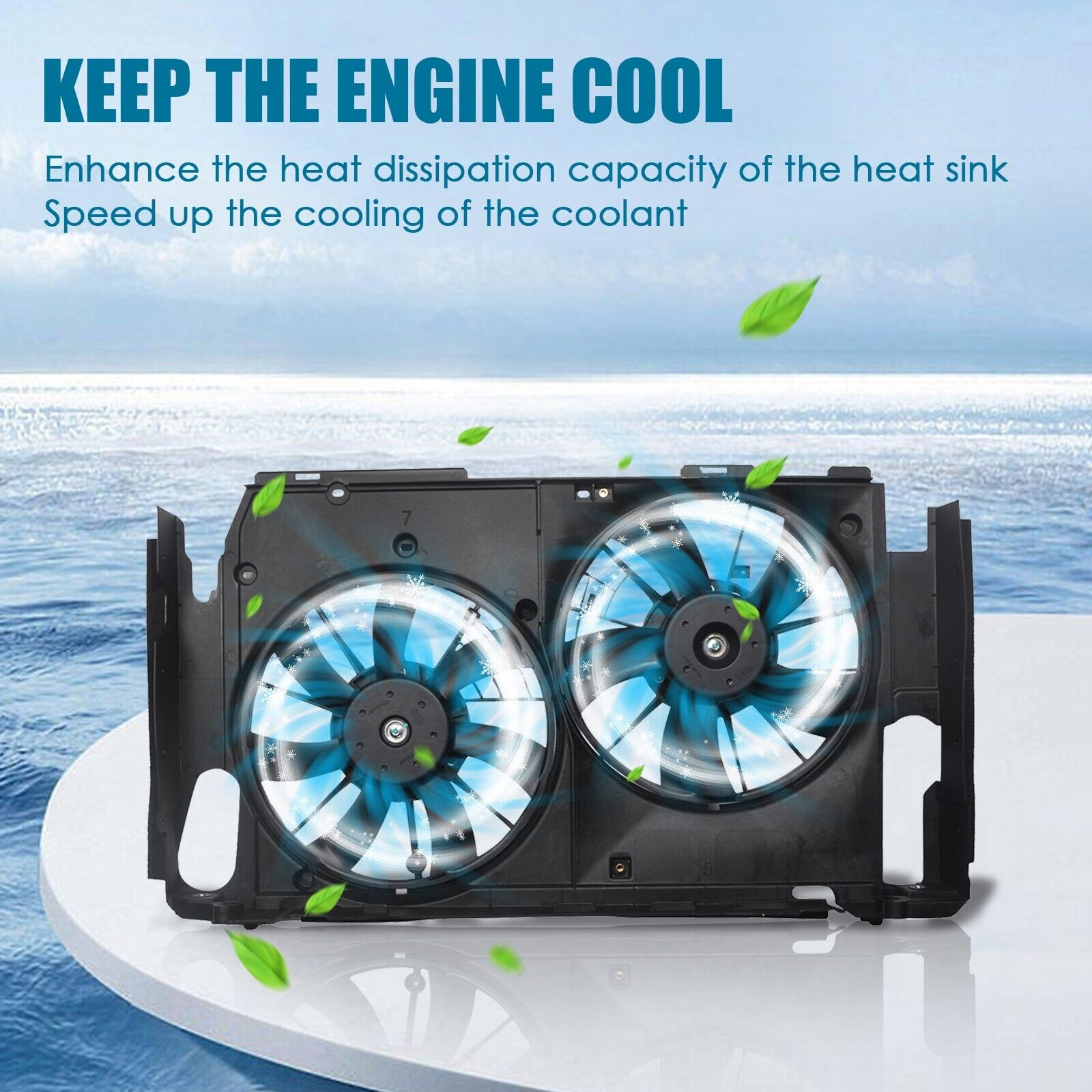 2006-2012 Toyota RAV4 Sport Dual Radiator Cooling Fan