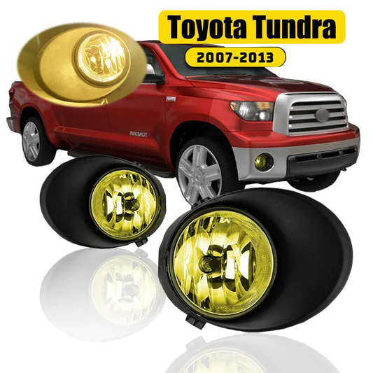 2007-2013 Toyota Tundra Yellow Lens Fog Lights 