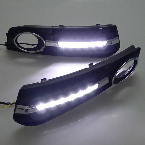 2008-2012 Audi A4 LED Fog Lights Cover With DRL Lamps &Wiring