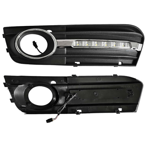 2008-2012 Audi A4 LED Fog Lights Cover With DRL Lamps &Wiring