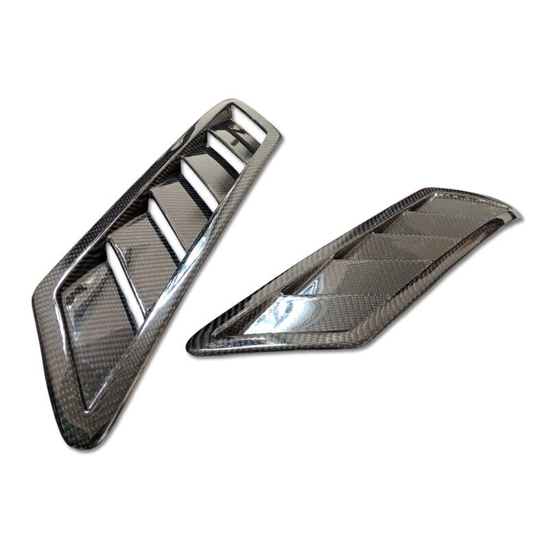 2008-2016 Nissan R35 GTR Real Carbon Fiber Side Fender Air Vent Covers Trims