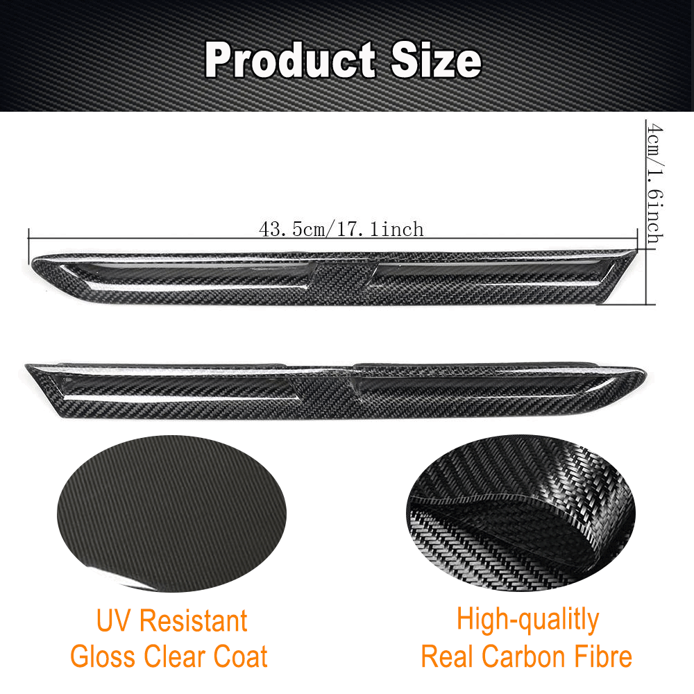 2008-2022 Nissan GT-R Carbon Fiber Side Wing Fins 