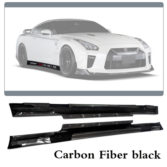 2008-2023 Nissan R35 GTR Carbon Fiber Side Skirts pair