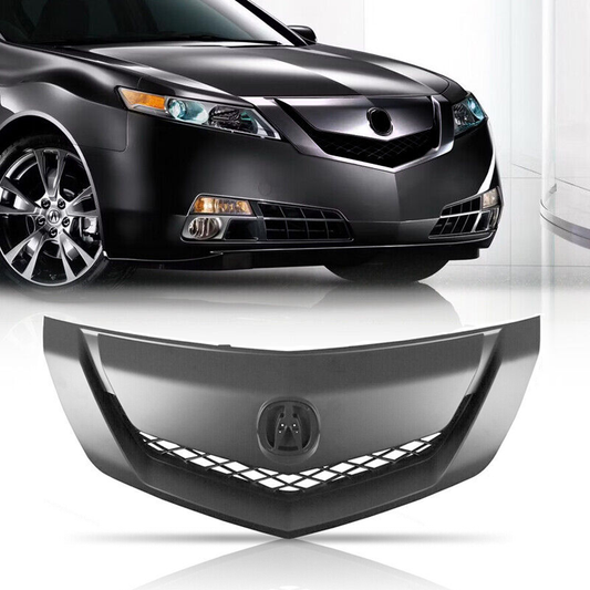 2009 2010 2011 Acura TL Front Bumper Upper Black Mesh Grille