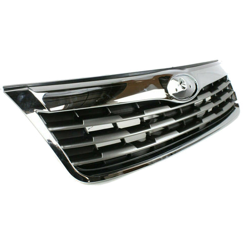 2009 2010 Subaru Forester Chrome Silver Plastic Front bumper Grille