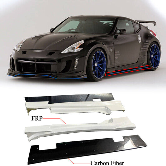 2009-2020 NISSAN 370Z Z34 Carbon Fiber&FRP Side Skirt Splitter