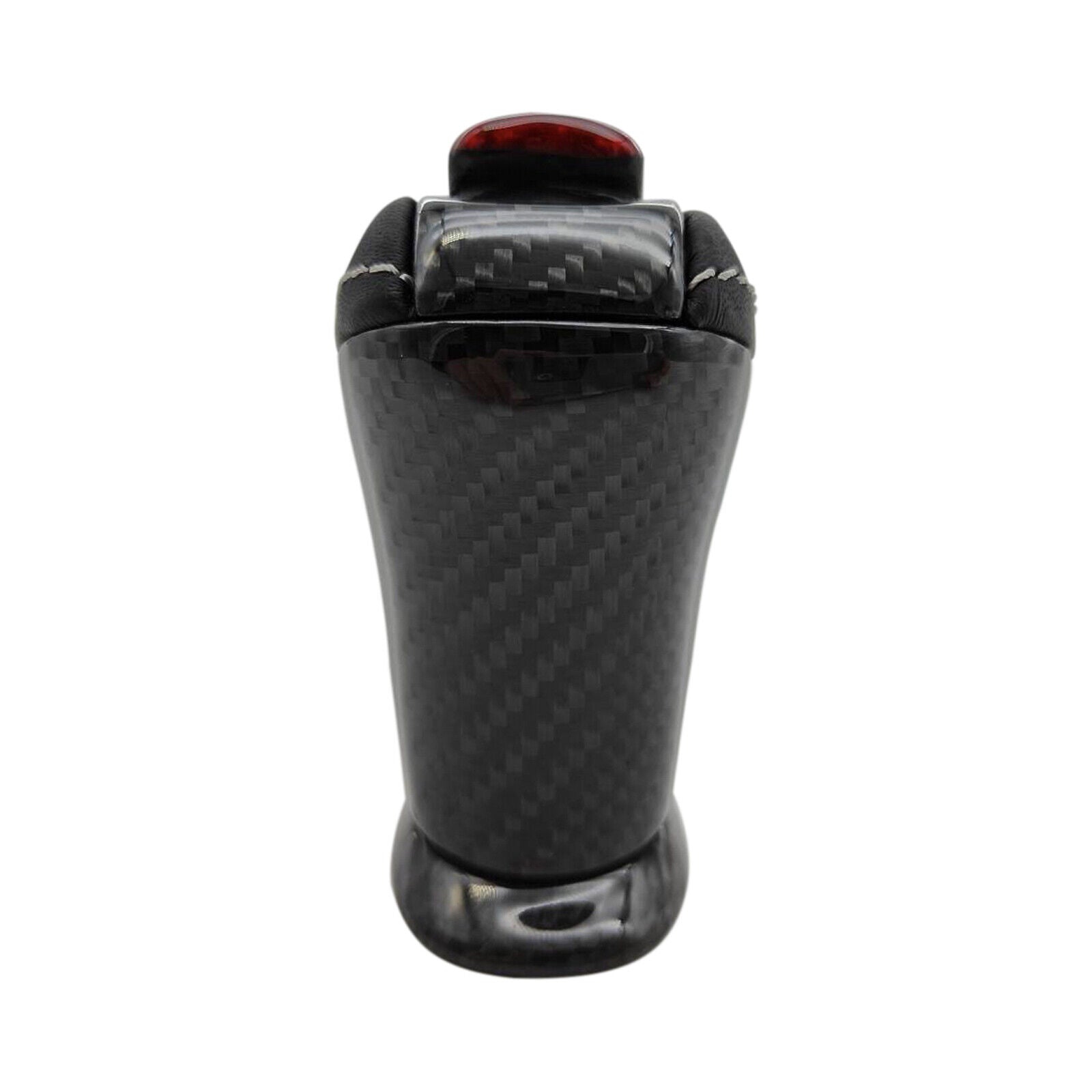 2009-2021 Nissan GTR R35 Black Leather With Red Carbon Fiber Knob