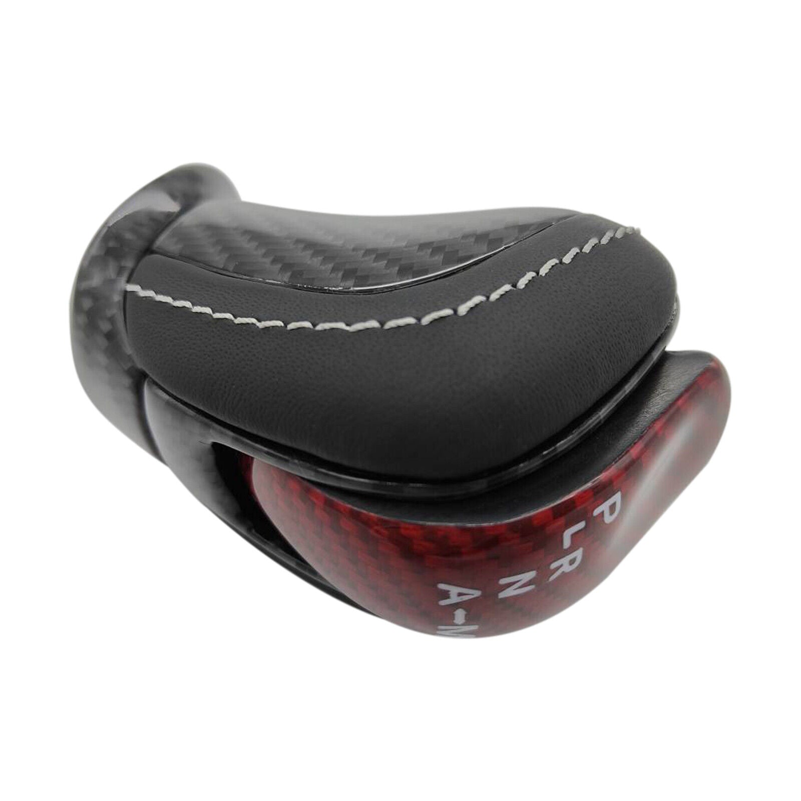 2009-2021 Nissan GTR R35 Black Leather With Red Carbon Fiber Knob