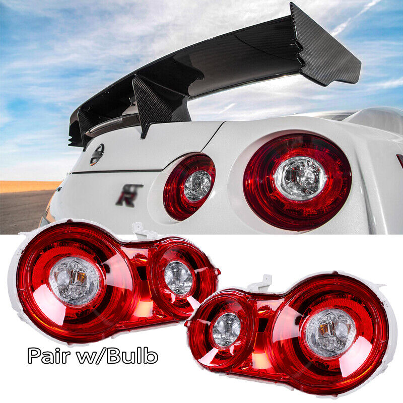 2009-2021 Nissan GTR R35 Red LED Tail Lamps pair