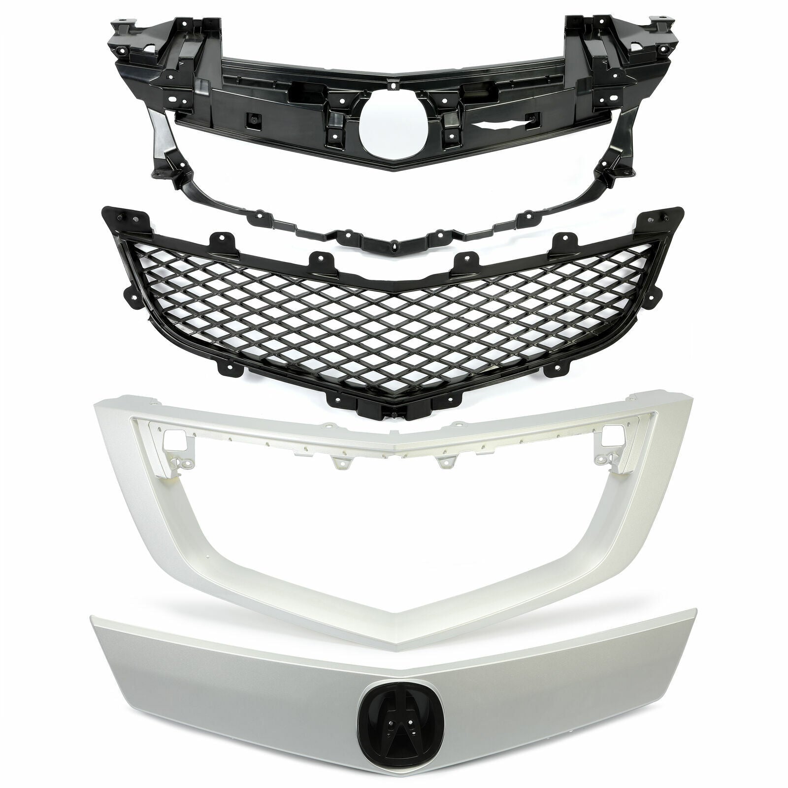 2009 Acura MDX Custom Grilles - Billet, Mesh, LED, Chrome, Black 2009 Acura MDX Custom Grilles - Billet, Mesh, LED, Chrome, Black
