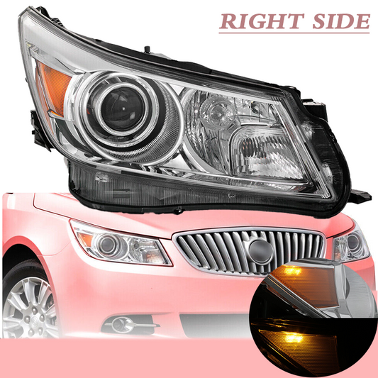 2010 2011 2012 2013 Buick LaCrosse HID Headlights Right Passenger Side