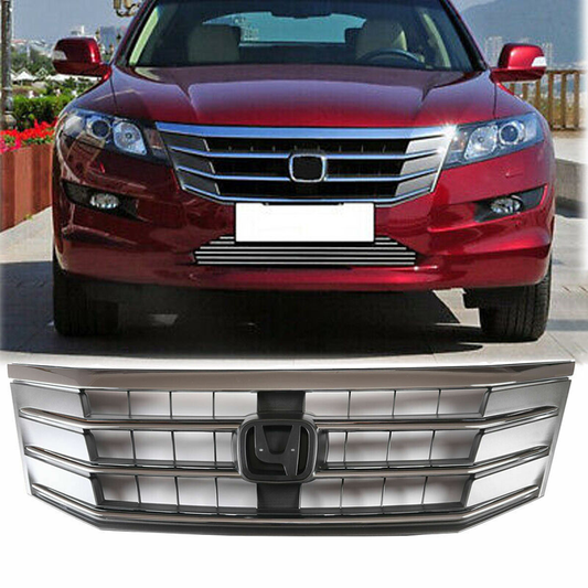 2010 2011 2012 Honda Crosstour Chrome Front Bumper Upper Grille