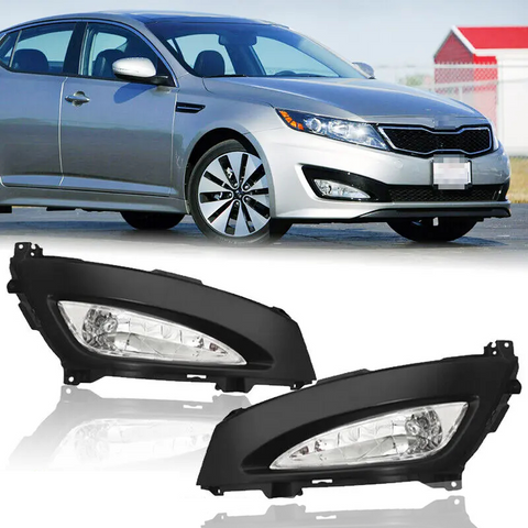  2011 2012 2013 Kia Optima Front Bumper Fog Lights with Bulbs