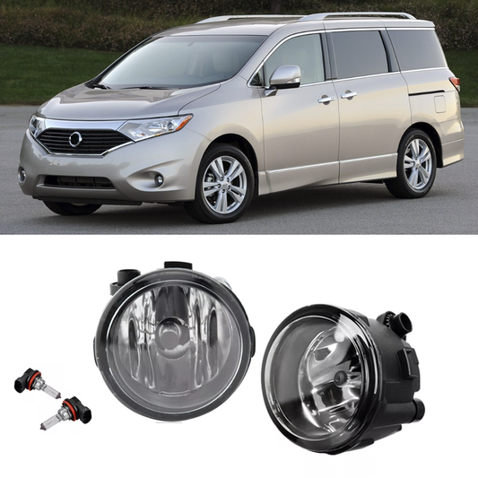 2011-2017 Nissan Quest Factory Bumper Clear Lens Fog Lamps