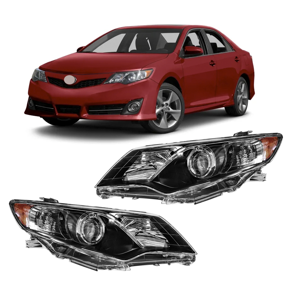 2012 2013 2014 Toyota Camry Halogen Headlights Left&Right