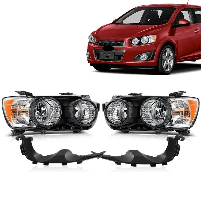 2012-2016 Chevy Sonic Halogen Headlights & Mounting Brackets