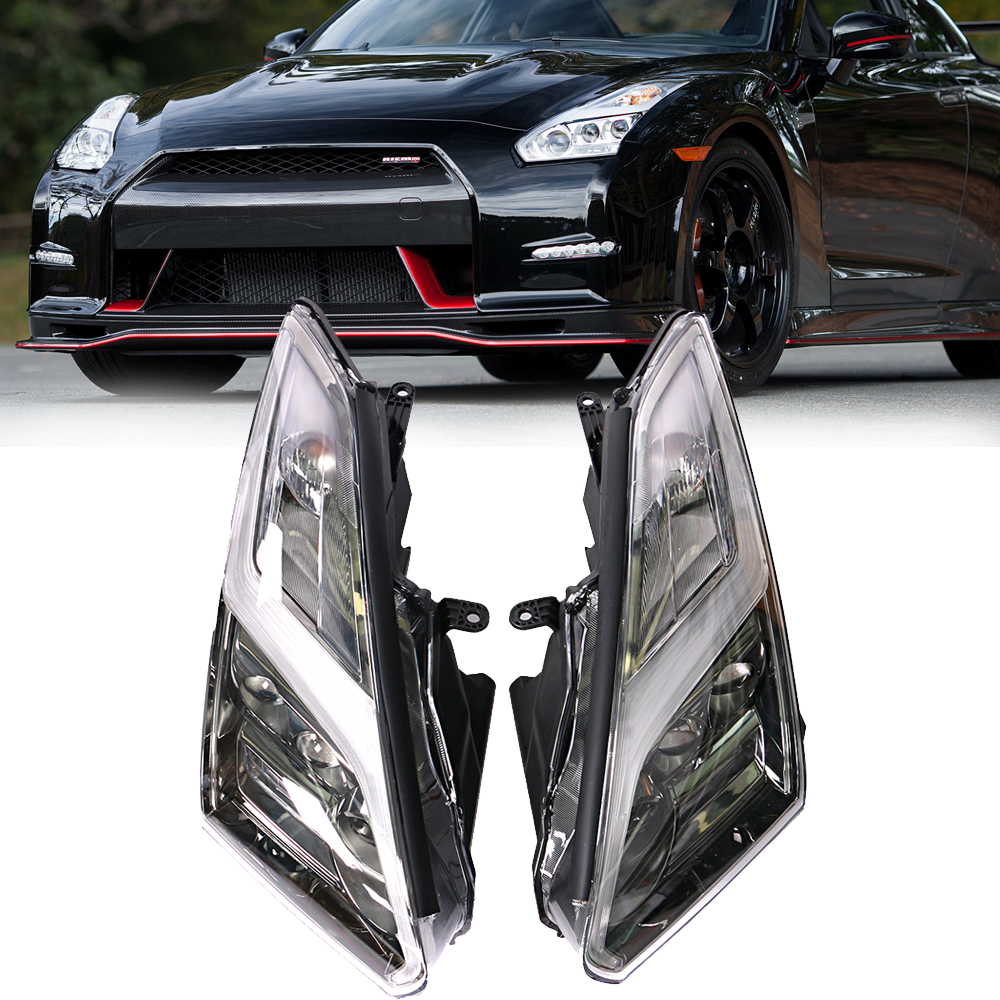 Fit 2012 2013-2022 Nissan R35 GTR LED Headlights DRL Projector Headlam ...