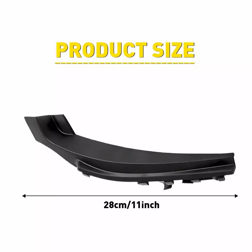 2013-2019 Nissan Sentra Black Front Car Wiper Side Cowl Extension Cover