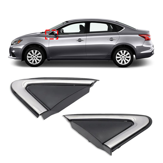 2013-2019 Nissan Sentra Front Fender Trim /Mirror Finisher 